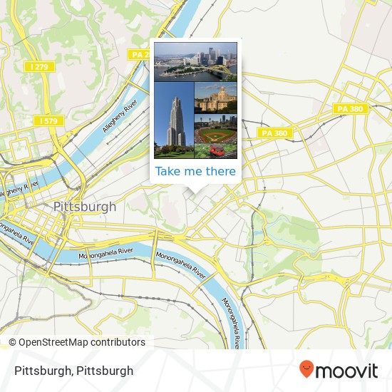 Pittsburgh map