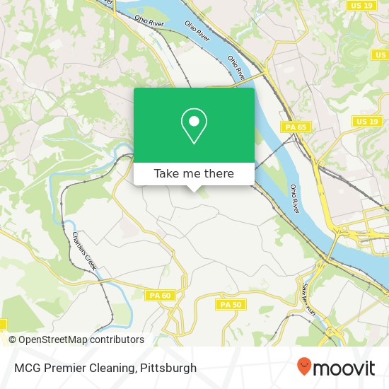 MCG Premier Cleaning map