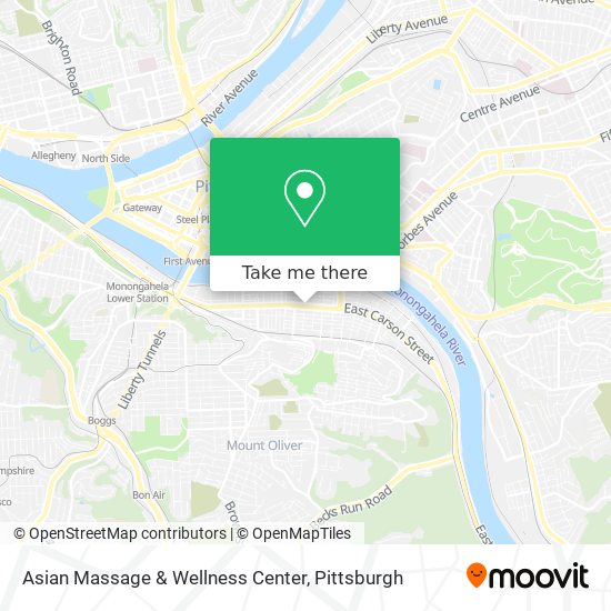 Asian Massage & Wellness Center map