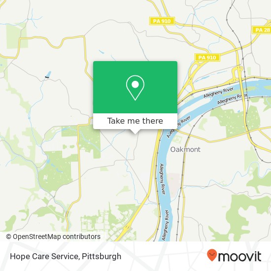 Mapa de Hope Care Service