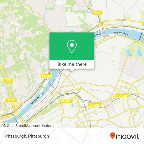 Pittsburgh map