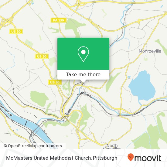 Mapa de McMasters United Methodist Church