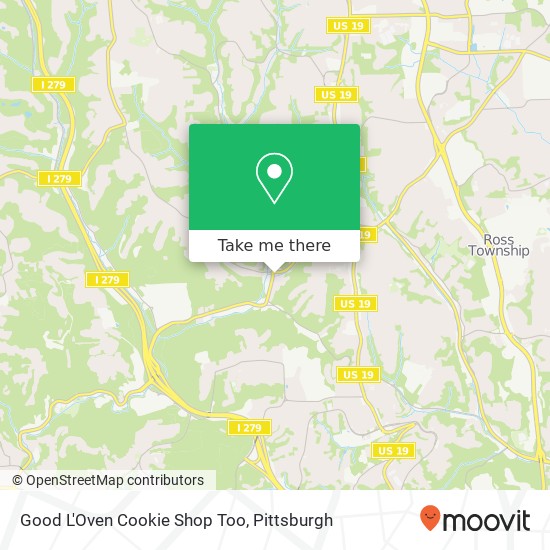 Good L'Oven Cookie Shop Too map