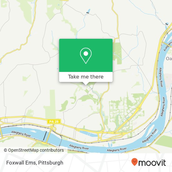 Foxwall Ems map