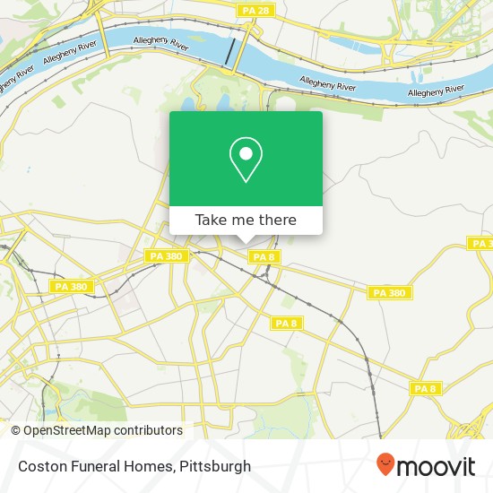 Mapa de Coston Funeral Homes
