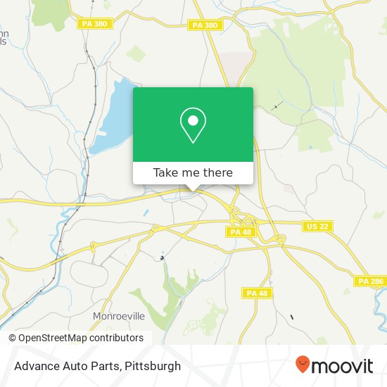 Advance Auto Parts map