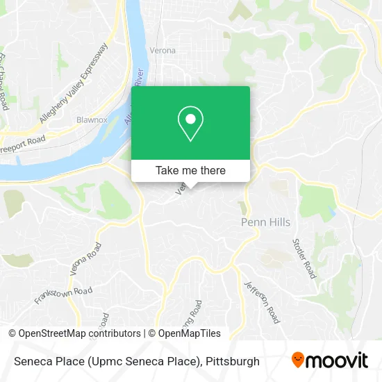 Mapa de Seneca Place (Upmc Seneca Place)