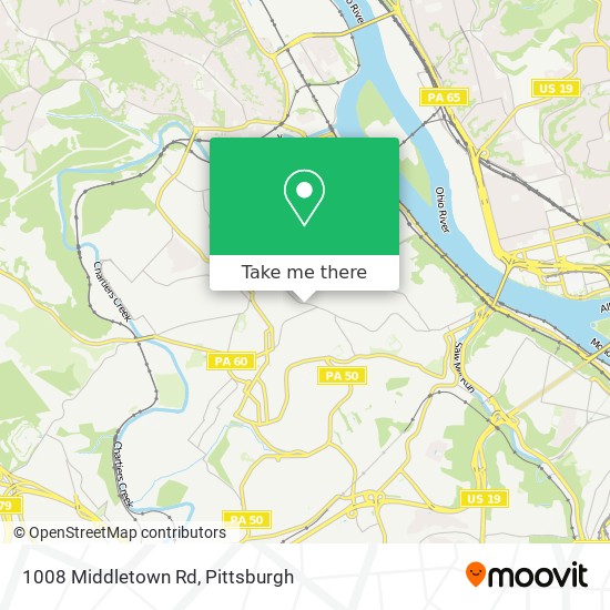 Mapa de 1008 Middletown Rd