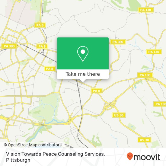 Vision Towards Peace Counseling Services map