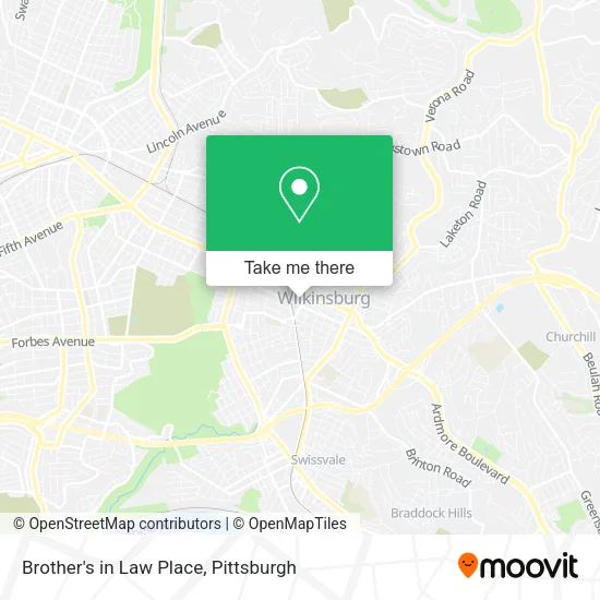 Brother's in Law Place map