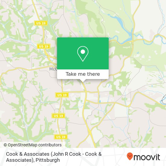 Cook & Associates (John R Cook - Cook & Associates) map