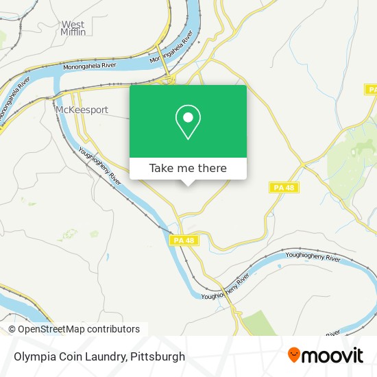 Olympia Coin Laundry map