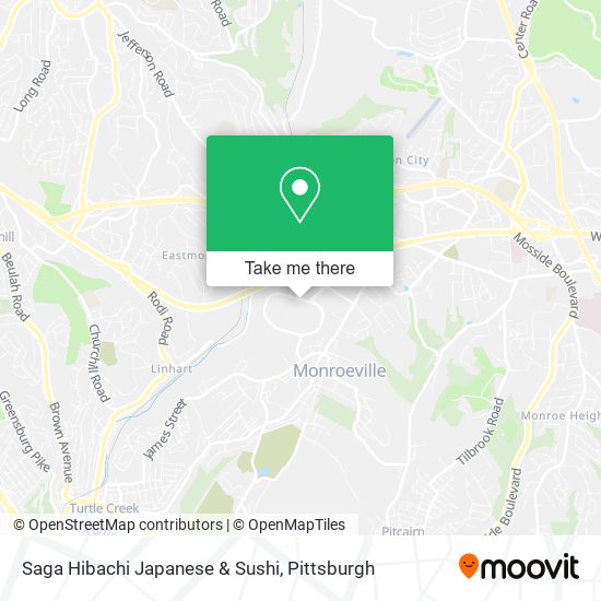 Mapa de Saga Hibachi Japanese & Sushi