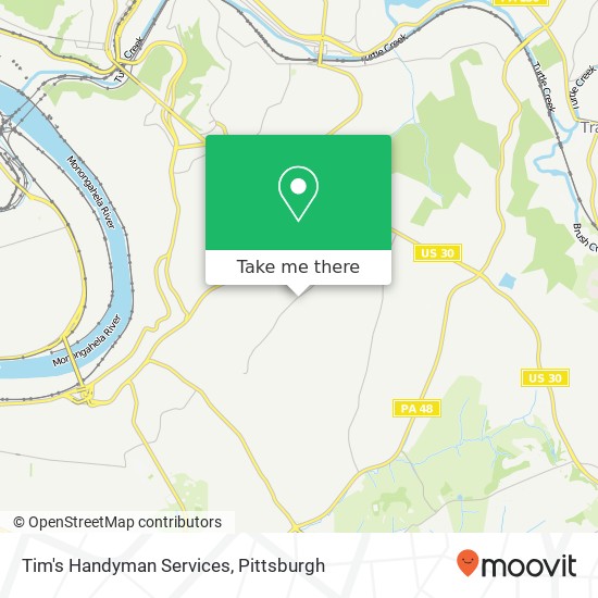 Mapa de Tim's Handyman Services