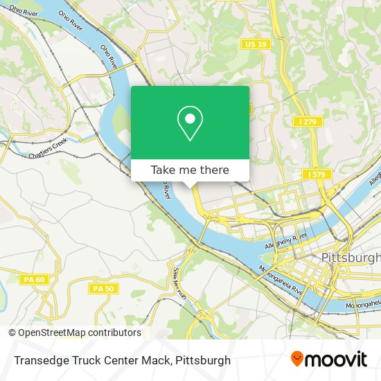 Transedge Truck Center Mack map