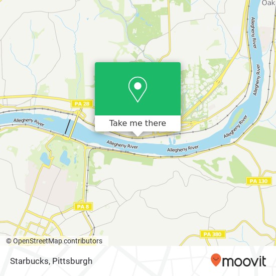 Starbucks map