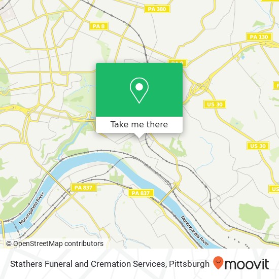 Stathers Funeral and Cremation Services map