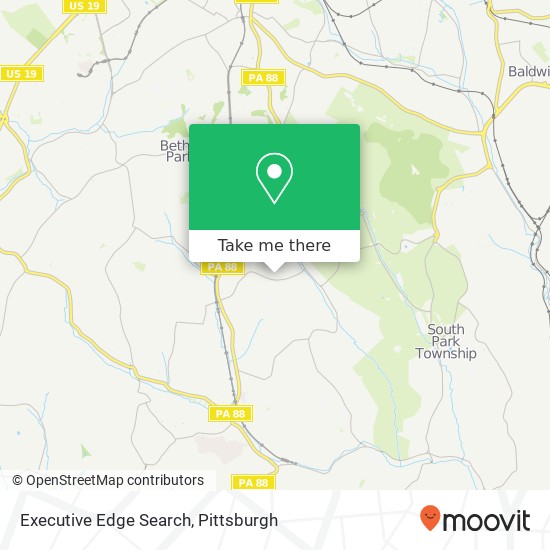 Executive Edge Search map