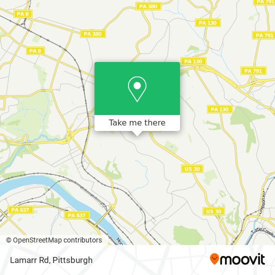 Mapa de Lamarr Rd