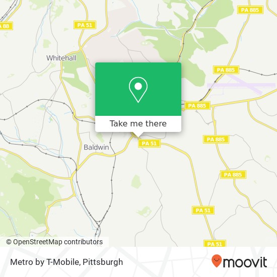 Mapa de Metro by T-Mobile