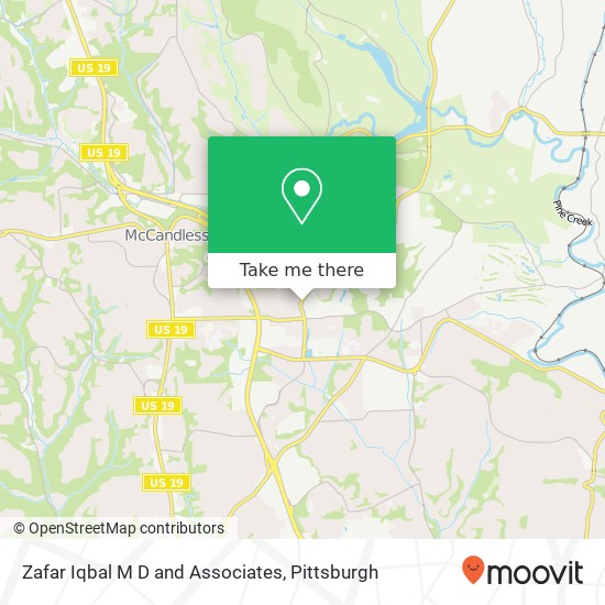 Mapa de Zafar Iqbal M D and Associates
