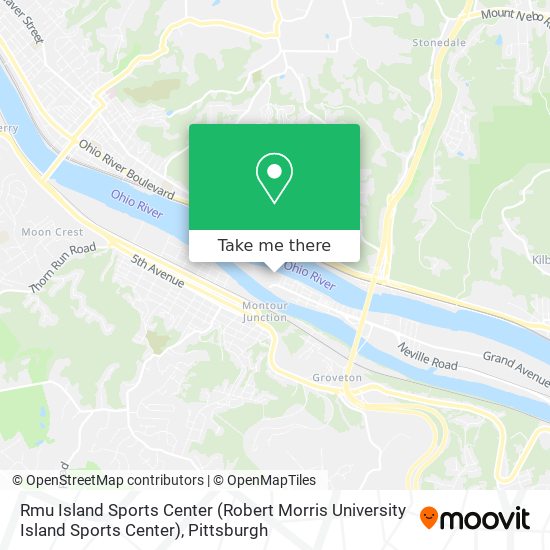Rmu Island Sports Center (Robert Morris University Island Sports Center) map