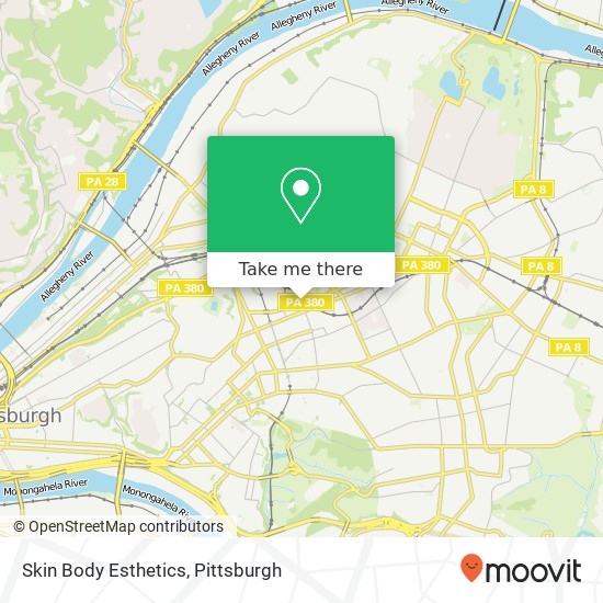 Skin Body Esthetics map