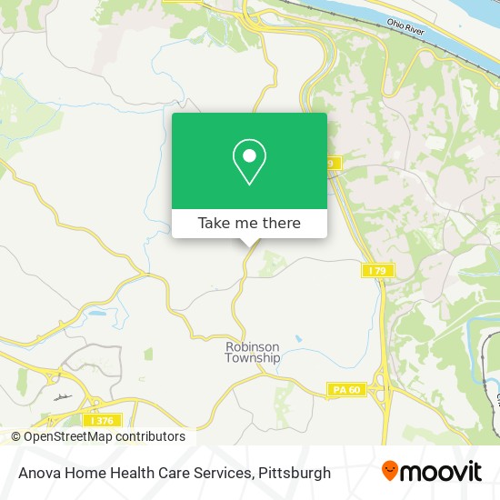 Mapa de Anova Home Health Care Services