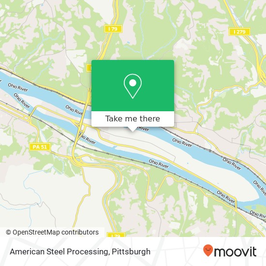 Mapa de American Steel Processing