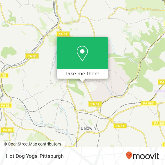 Mapa de Hot Dog Yoga