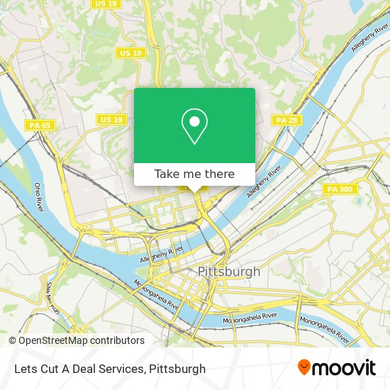 Lets Cut A Deal Services map