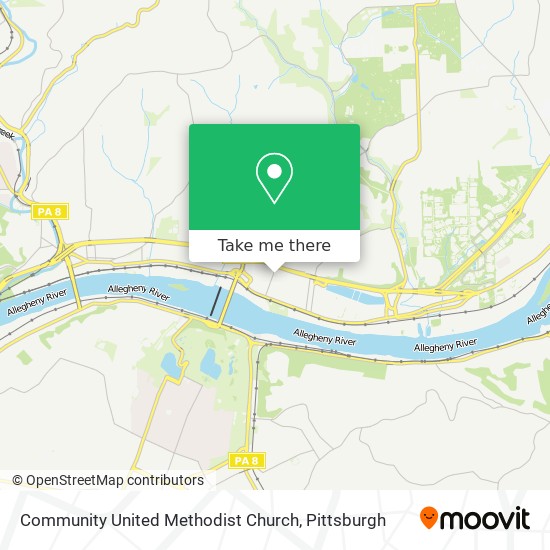 Community United Methodist Church map