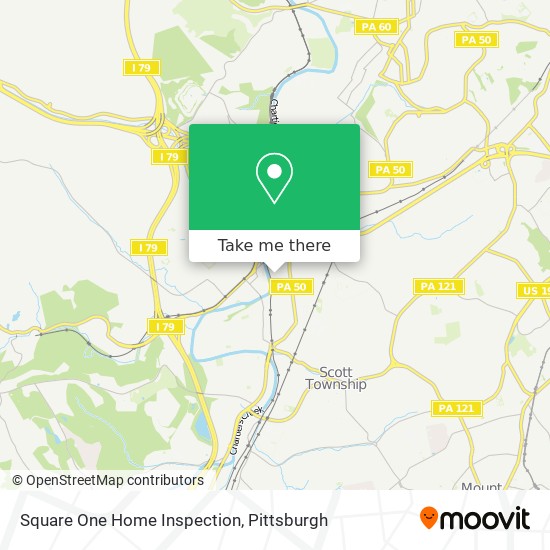 Square One Home Inspection map