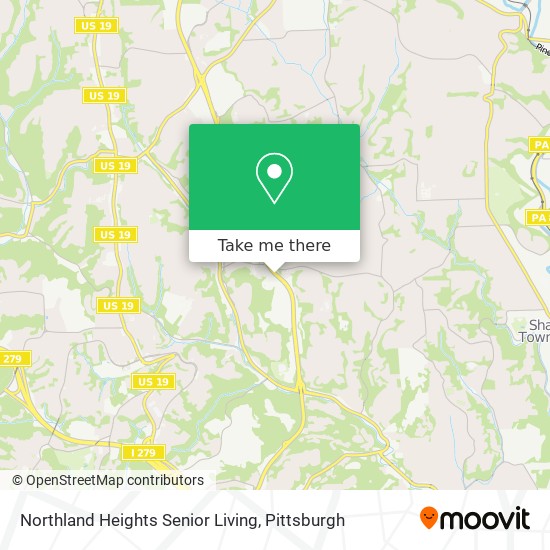 Mapa de Northland Heights Senior Living