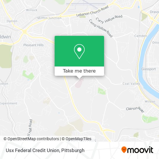 Usx Federal Credit Union map