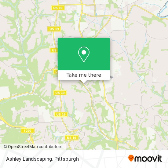 Ashley Landscaping map