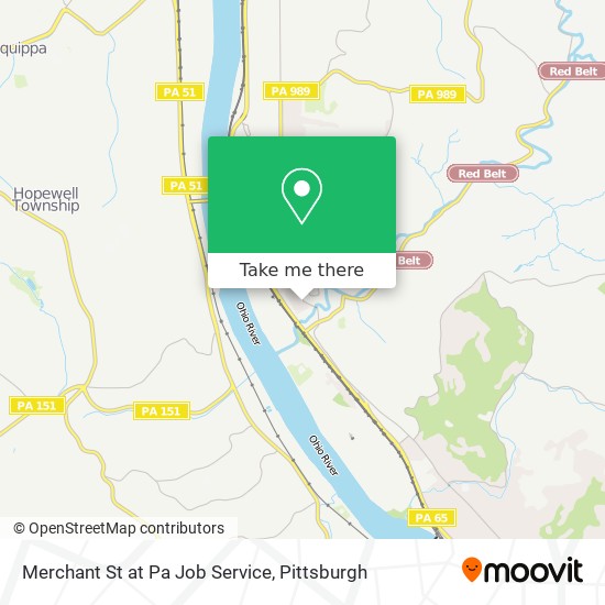 Merchant St at Pa Job Service map