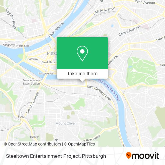 Steeltown Entertainment Project map