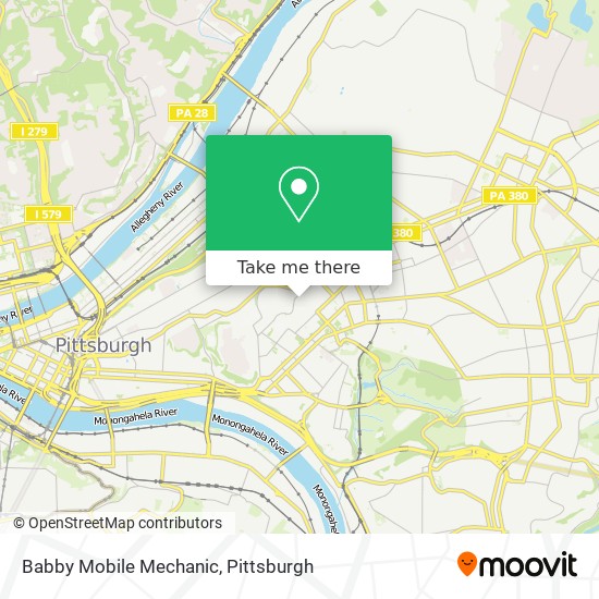 Babby Mobile Mechanic map