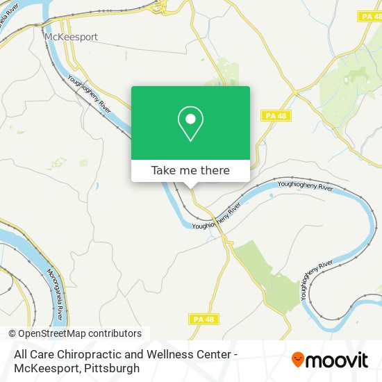 All Care Chiropractic and Wellness Center - McKeesport map