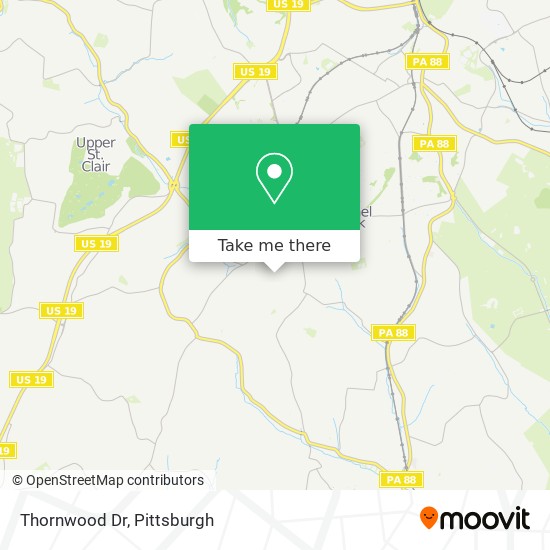 Thornwood Dr map