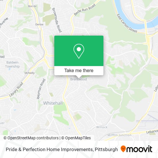 Pride & Perfection Home Improvements map