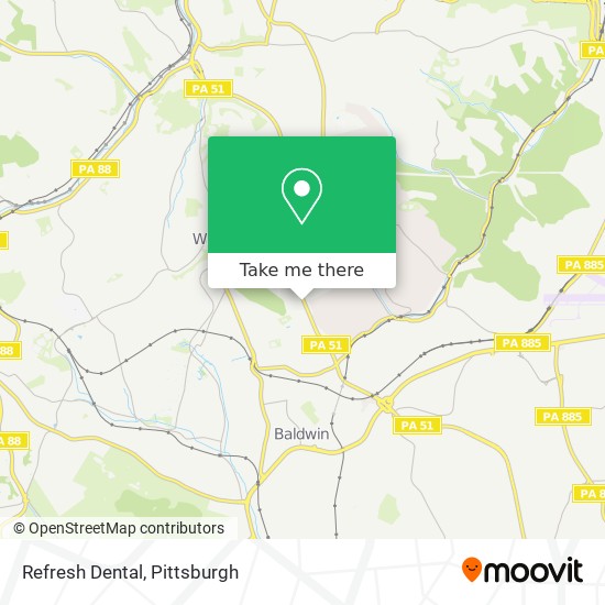 Mapa de Refresh Dental