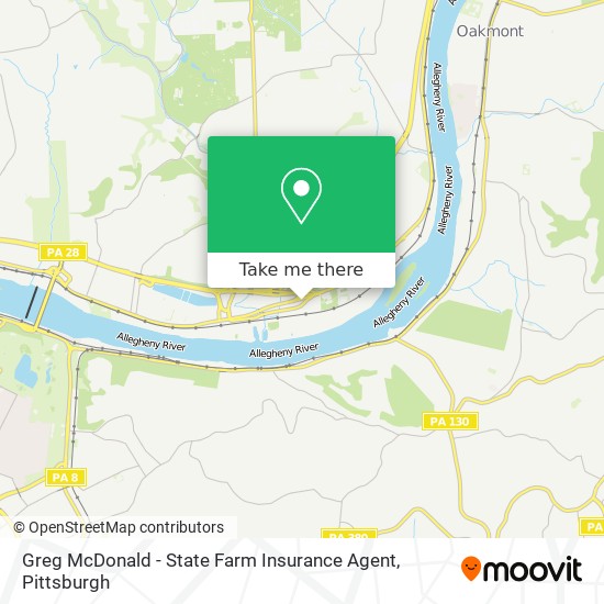 Mapa de Greg McDonald - State Farm Insurance Agent