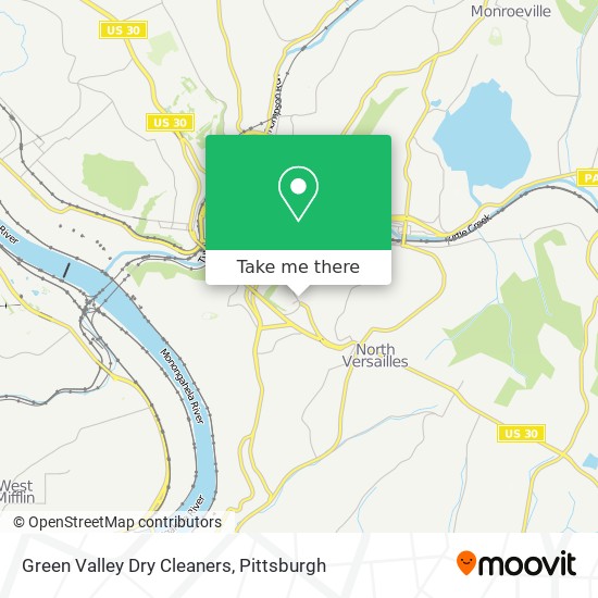 Green Valley Dry Cleaners map