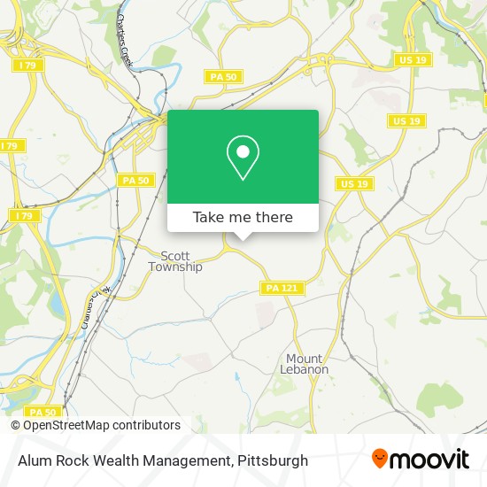Mapa de Alum Rock Wealth Management