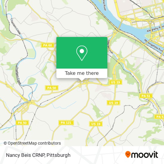 Nancy Beis CRNP map