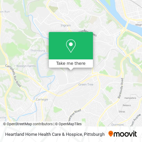 Heartland Home Health Care & Hospice map