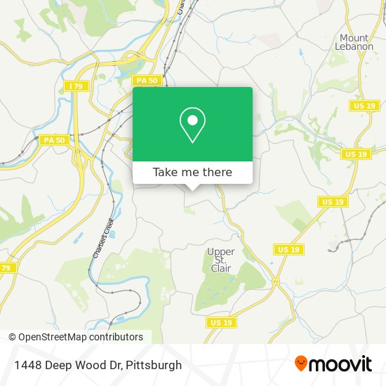 1448 Deep Wood Dr map