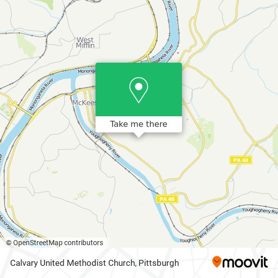 Mapa de Calvary United Methodist Church